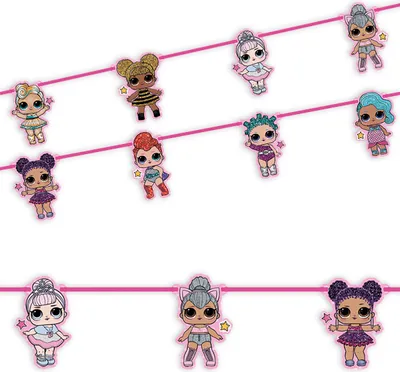 Produktbild von LOL Surprise! Glitterati Papiergirlande