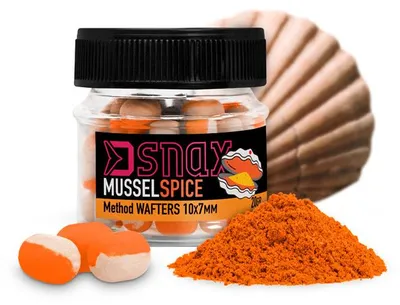 Immagine prodotto di Delphin Bait D Snax Waft Mussel Spice 10x7mm 20g