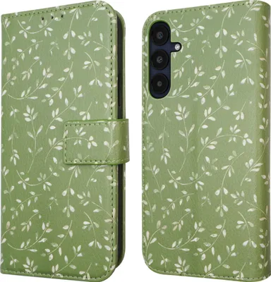 Immagine prodotto di Custodia a libro imoshion Design Samsung Galaxy A25 (5G) - Green Flowers