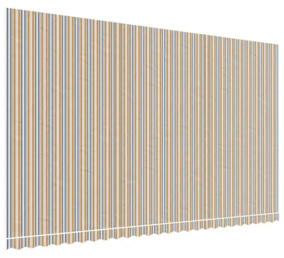 Produktbild von vidaXL Markisenbespannung Mehrfarbig Gestreift 6x3,5 m