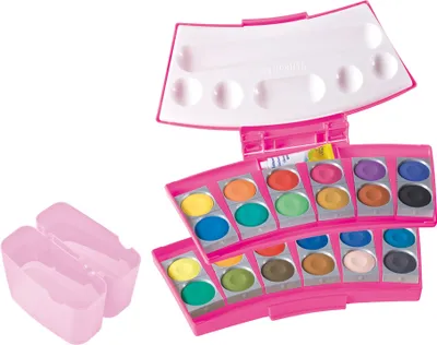 Produktbild von Pelikan Deckfarbkasten ProColor 735, 24 Farben in Pink; 724252