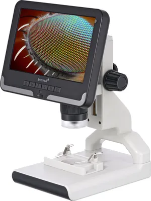 Obrázek produktu pro Levenhuk Rainbow DM700 LCD, digitální mikroskop, černý, bílý, plastový, LCD, 17,8 cm (7"), 0 - 83 mm