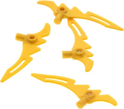 Image de 4x Lego figurines arme épée lame perle or dentelé Ninjago 70670 4646871 98141
