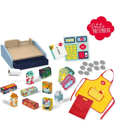 Produktbild von SES Creative Petits Pretenders Mega Supermarkt Set, Einkaufen, 3 Jahr(e)