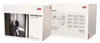Produktbild von Video-Türsprechset für Zweifamilienhaus, 4,3", Aufputz, 2-Draht, 1 Stk.
