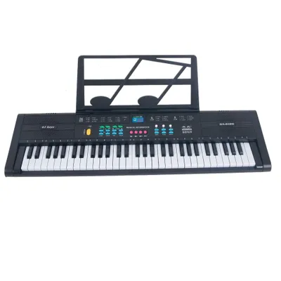 Obrázok produktu pre AIORBER 61-klávesový detský elektronický klavír, hudobná hračka, dobíjací, s mikrofónom, darček, prenosné elektrické piano, 60x17,1x4,3cm