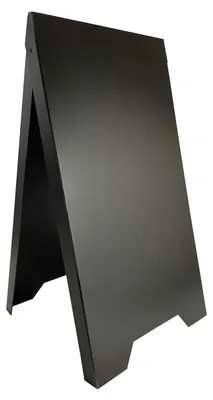 Obrázek produktu pro Reklamní tabule chodník - Dvoustranná - 100 x 55 cm - Černá - Pro interiér i exteriér