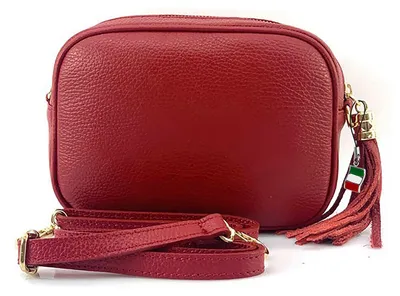 Produktbild von Florence Leder Tasche Umhängetasche rot OTF811R