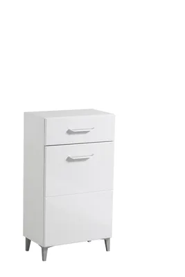 Zdjęcie produktu dla Schuhschrank >Cacak< in Weiß - 58x101,5x35cm (BxHxT)