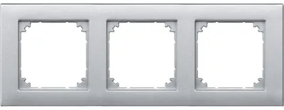 Produktbild von Merten M-PLAN-Rahmen 3fach 486360 aluminium