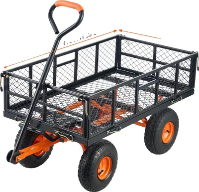 Obrázek produktu pro Zahradní vozík, robustní nosnost, univerzální design, 400lbs