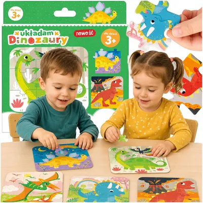Produktbild von CzuCzu Układam Dinozaury Puzzle für Kinder ab 3 Jahre