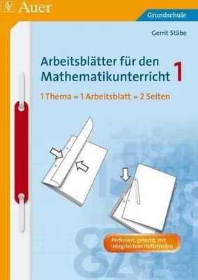 Obrázek produktu pro Arbeitsblätter für den Mathematikunterricht 1