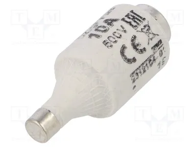 Zdjęcie produktu dla Bezpiecznik: topikowy; szybki; 10A; 500VAC; 440VDC; ceramiczny; DII; D 002312104. Bezpieczniki topikowe typu D