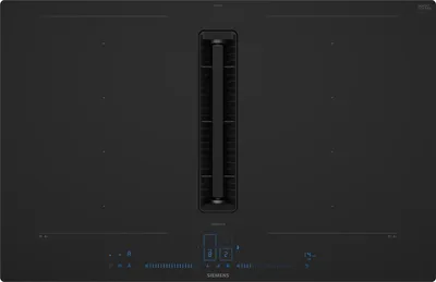 Image de Siemens iQ700 EX80BNX68E, Noir, Encastrable, 80 cm, Céramique, Vitrocéramique, FlexInduction