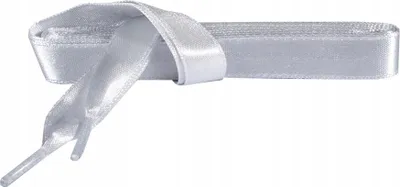Produktbild von Satin Schnürsenkel - 90 cm Kaps - Silber