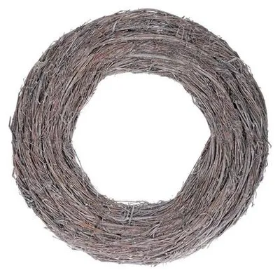 Zdjęcie produktu dla Autronic Věnec proutěný - pr. 50 cm šedá barva (OC4041-50)