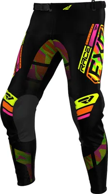 Produktbild von FXR Podium 2025 Motocross Hose, schwarz/gelb/grün, 32