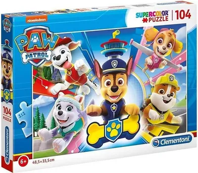 Immagine prodotto di Clementoni - Puzzle Supercolor 2x60 Tlapková Patrola