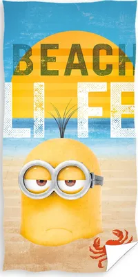 Produktbild von Strandbadetuch 70x140 Minions