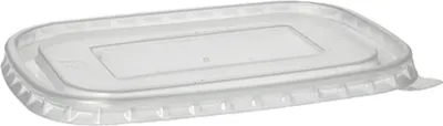 Produktbild von 25 Deckel für Verpackungsbecher, PP rechteckig 1 cm x 17,3 cm x 12,3 cm transparent