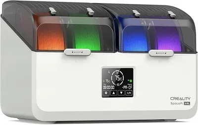 Obrázek produktu pro Creality Space Pi X4L – sušič filamentu pro 3D tiskárny, sušicí box pro 4 cívky, dvoukomorové uskladnění, maximální teplota 75°C, nezávislé nastavení pro PLA, PETG, ABS, TPU, nylon