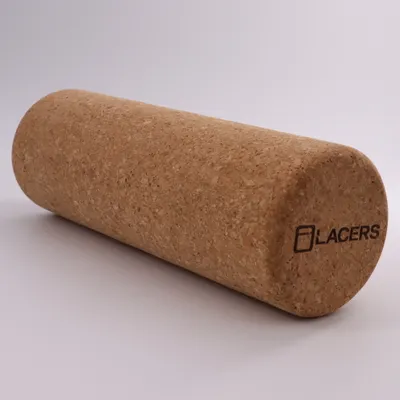Produktbild von Lacers PetrolLine Faszien Rolle Kork–Natürliche Premium Korkrolle für Faszientraining, Massage & Fitness–Rutschfest & Nachhaltig - für Yoga & Pilates