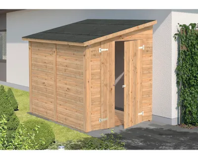 Produktbild von Gartenhaus Palmako Mia 3,6 m² inkl. Fußboden 244 x 178 cm tauchgrundiert braun