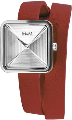 Produktbild von M&M Mini Square M11951-642L Damenarmbanduhr