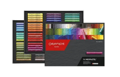 Image de Pastels d'art "Neopastel", 96 couleurs, CARAN D'ACHE 7400.396
