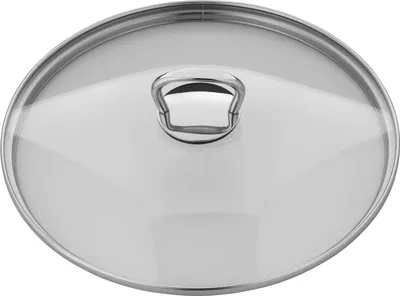 Produktbild von Famanu Glasdeckel 24 cm - Hitzebeständig mit Metallgriff
