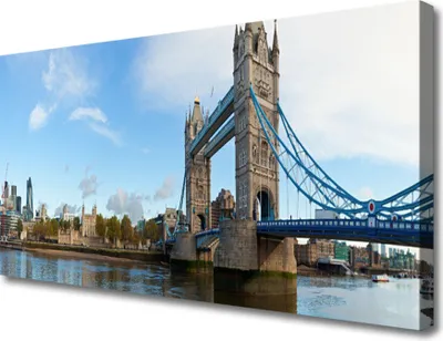 Produktbild von Tulup Leinwand-Bilder 100x50 Wandbild Canvas Kunstdruck Brücker Architektur