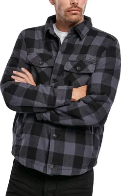 Immagine prodotto di Brandit - Giacca di flanella nera / carbone - 6XL