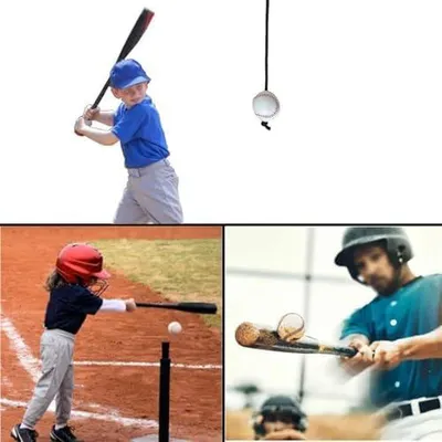 Produktbild von Baseball-Schlagtrainer und Schwung-Trainingshilfe für den Innen- und Außenbereich zum Üben der Baseball-Schwungfähigkeiten