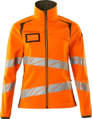 Produktbild von Mascot MASCOT Damen-Softshelljacke 19012-143 Gr. 5XL hi-vis orange/moosgrün