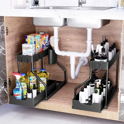 Produktbild von Famanu Unter-Sink Organizer L-förmig - Set aus 2