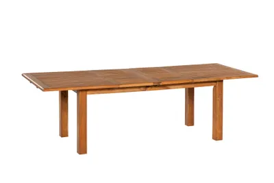 Produktbild von Merxx Doppelausziehtisch, weiß, 180 (220/260) x 100 x 75 cm, besonders schwere Ausführung, zweifachem Flügelmechanismus