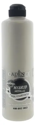 Image de Cadence peinture acrylique métallique 500 ml - Pearl - peinture polyvalente pour bricolage