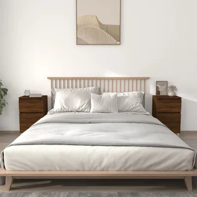 Obrázek produktu pro vidaXL Noční stolky 2 ks. Hnědý dubový vzhled 40x35x70 cm