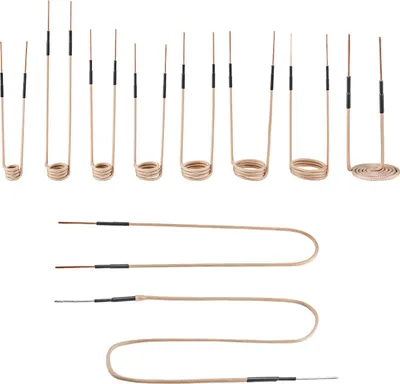Produktbild von VEVOR 10-tlg. magnetische Induktionsheizspule, Mini Heizspulen Set mit Flexibilität & langer Lebensdauer, zum Entfernen von rostigen Schrauben & Muttern, 8 Spulen + 1 U-förmige + 1 freie Form