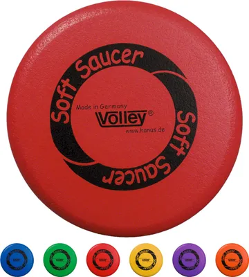 Produktbild von VOLLEY Schaumstoff Frisbee Wurfscheibe ELE'Soft Saucer mit Elefantenhaut, 25 cm