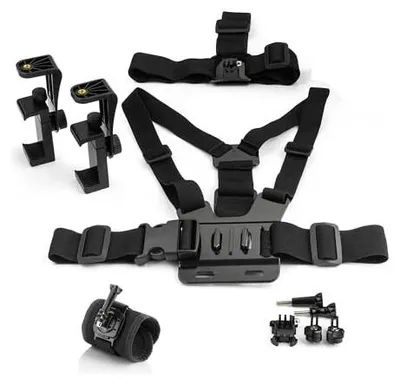 Zdjęcie produktu dla Zestaw pasków do kamer gopro i smartfona na głowę klatkę piersiową