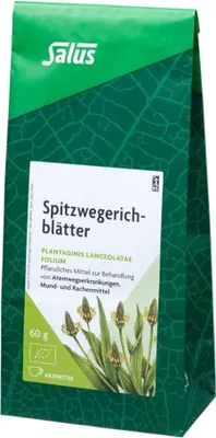 Image de Salus feuilles de plantain lancéolé, tisane médicinale, Plantaginis lanceolatae folium 60 g