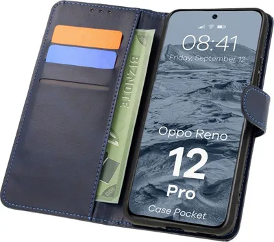 Produktbild von Bizon Tasche für Oppo Reno 12 Pro in marineblau
