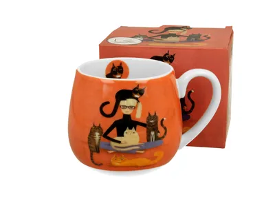 Image de Tasse à fût en porcelaine Cindy's Katzenwelt et chats 430ml