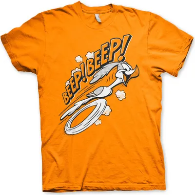 Immagine prodotto di Looney Tunes - Maglietta BEEP BEEP - X-Large - Arancione