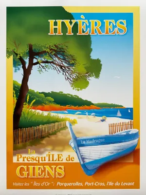 Immagine prodotto di Hyères - Penisola di Giens - Porquerolles - 30x40 cm Poster