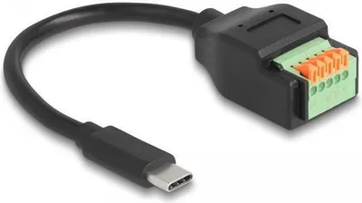 Immagine prodotto di Cavo adattatore USB Delock - 24 pin, connettore USB-C (maschio)