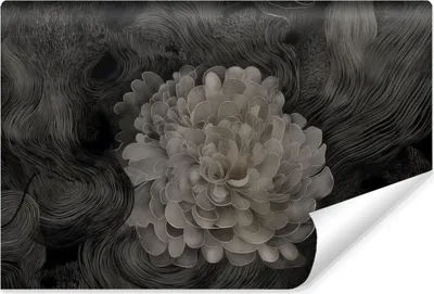 Produktbild von Muralo Vlies Fototapete BLUME 3D Abstraktion Moderne Muster für Wohnzimmer Br. 135cm x Hö. 90cm