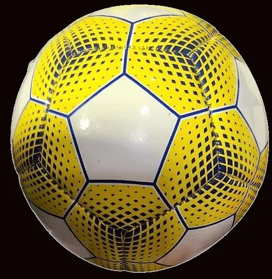 Produktbild von Mini-Fußball gelb-weiß